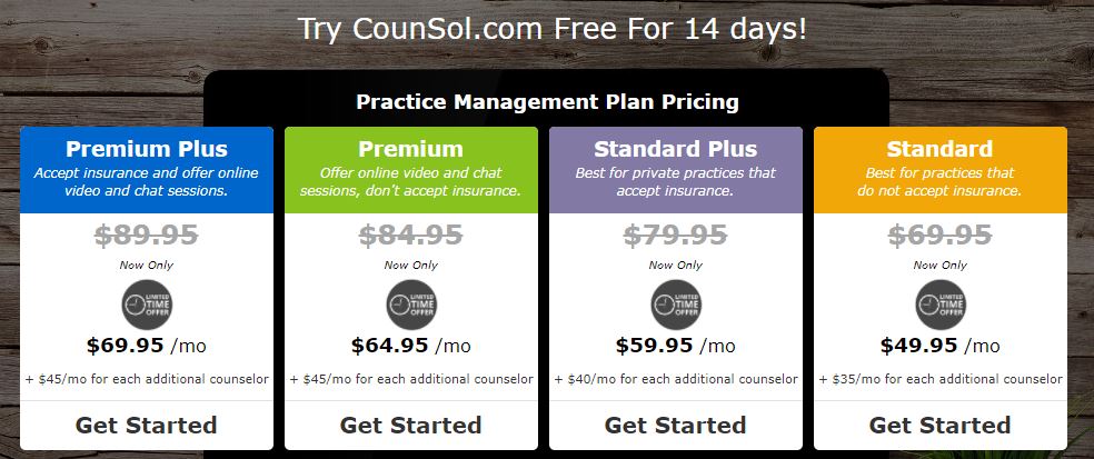 CounSol Pricing CounSol Pricing